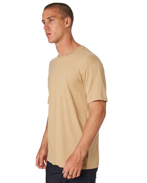 As Colour Staple Mens Tee - Tan | SurfStitch