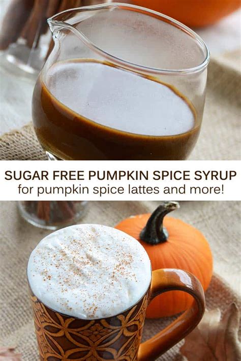 Sugar Free Pumpkin Spice Syrup (For Lattes and More) - An Edible Mosaic™