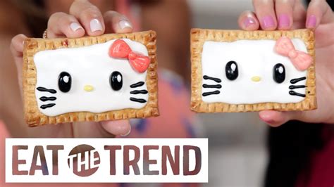 How to Make Hello Kitty Pop Tarts With Kawaiisweetworld, Eat the Trend