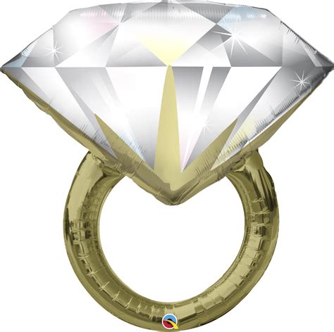 [Wedding Foil Balloons] - Jumbo Diamond Ring