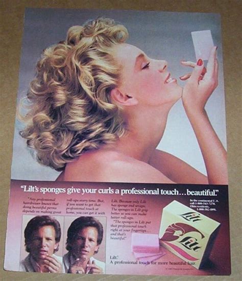 1983 print ad page - LILT perm CUTE girl blonde hair curls Procter Gamble ADVERT | eBay