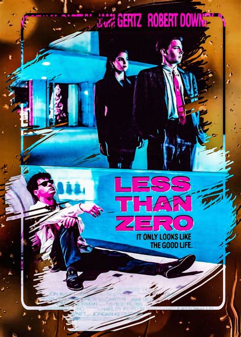 'Less Than Zero' Poster, picture, metal print, paint by Kaye Luca | Displate