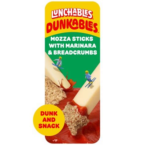 Lunchables Dunkables Mozza Sticks with Marinara & Breadcrumbs, 2.1 oz - Kroger