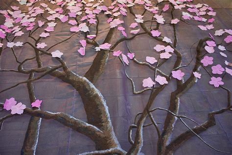 Origami Cherry Blossom Tree | Visitors to the Japanese Cherr… | Flickr