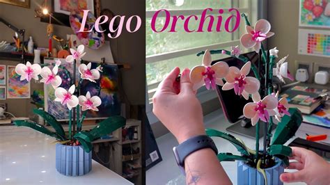 LEGO ORCHID 🌸 (unboxing + building process) - YouTube