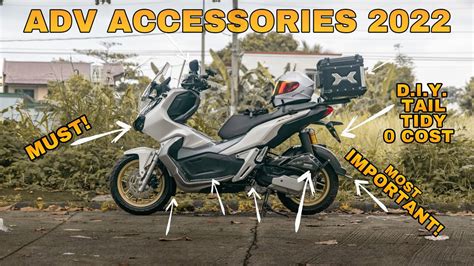 Honda ADV 150/160: MUST HAVE Accessories RIGHT NOW! - YouTube