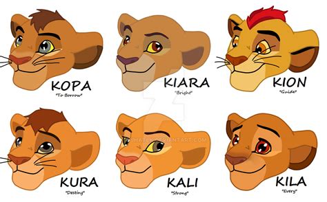 Children Of Simba and Nala by DuhaTLK on DeviantArt