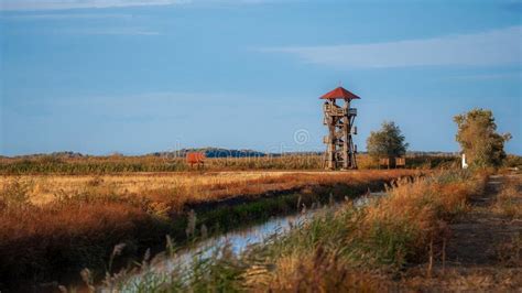 Torre Di Birding in Hortobagy, Ungheria Fotografia Stock - Immagine di ...