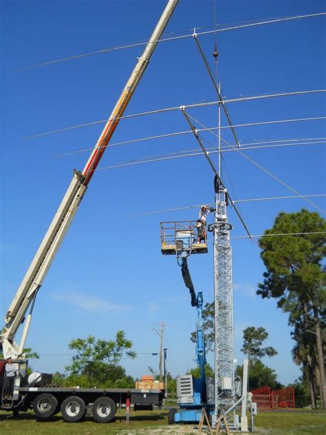 US Tower Lattice Style Ham Radio tower installation by KA1DJ | Ham ...