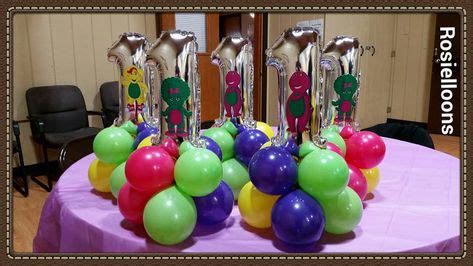 7 Barney Birthday Party Balloons ideas | barney birthday party, barney birthday, birthday party ...