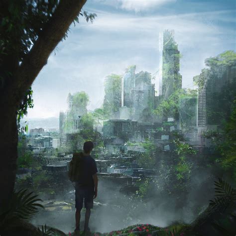 Overgrown City Cover Art by Rutger van de Steeg : r/ImaginaryCityscapes