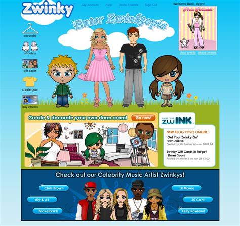 Zwinky /// Create your very own character for free | Games, Online games, 2000s