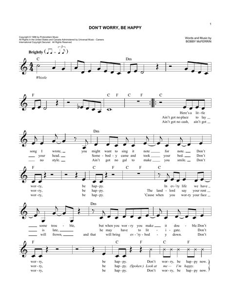 Chord Dont Worry - Don't You Worry 'Bout A Thing 2 - part choir sheet music ... / Learn to play ...