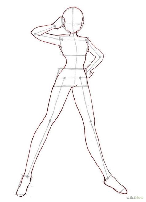 Sailor Moon???---anime step by step drawing body | How To Draw Anime Bodies Step By Step For ...