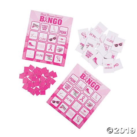 Pink Ribbon Bingo Game (1 Set(s)) | GlowUniverse.com