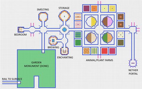 Minecraft Ocean Monument Schematic