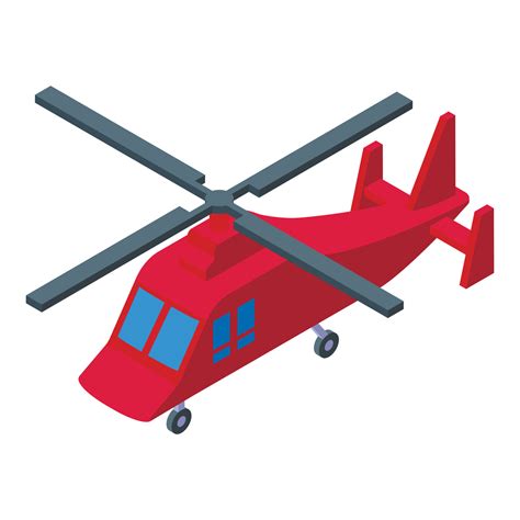 Coast guard helicopter icon isometric vector. Sea emergency 21408755 ...