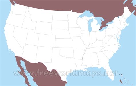 Printable Blank Map Of The United States Regions - Printable US Maps