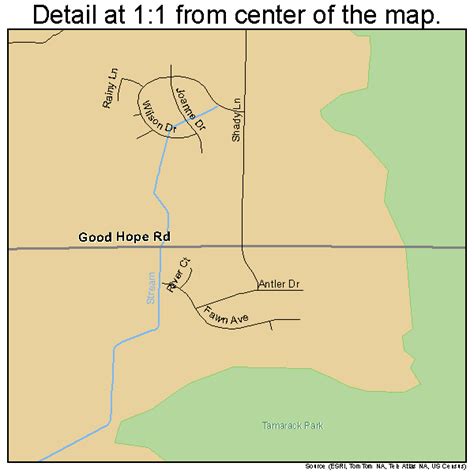 Menomonee Falls Wisconsin Street Map 5551000