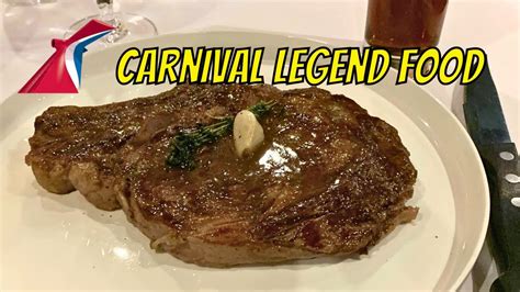 Epic Carnival Legend Food Options You Will Love - YouTube