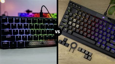 Corsair Gaming K65 RGB Mini Vs Corsair K70 RGB TKL: Gaming Keyboard Comparision