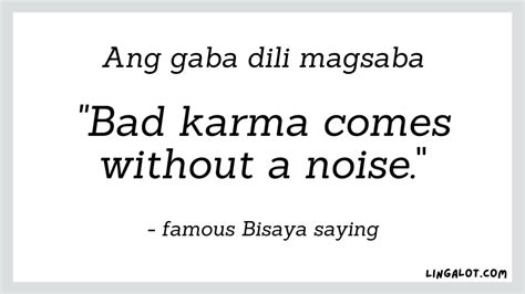 34 Bisaya (Cebuano) Quotes, Sayings & Proverbs + Their Meanings - Lingalot