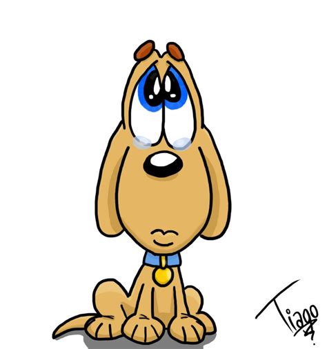 Sad Dog Pictures Cartoon - PetsWall