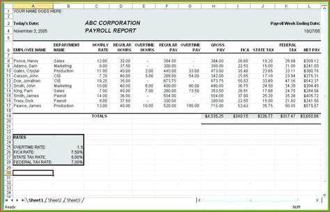 Payroll Summary Report Template Templates-2 : Resume Examples