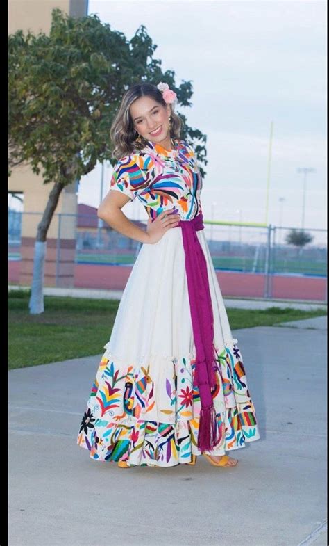 La Escaramusa Dress Multicolor Custom Made - Etsy | Traditional mexican ...