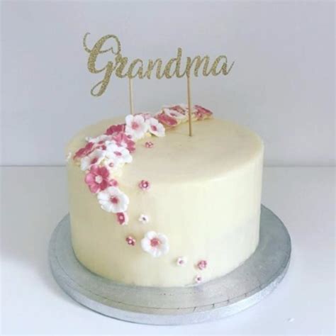 Simple Birthday Cake For Grandma Granny Cake Cake Fondant Cakes | Hot Sex Picture