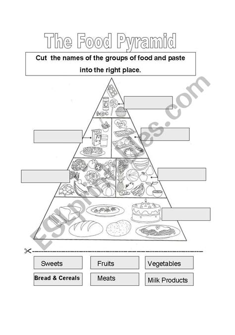 Food Pyramid Esl Worksheet By Patypariz Food Pyramid Pyramids Worksheets | sexiezpix Web Porn