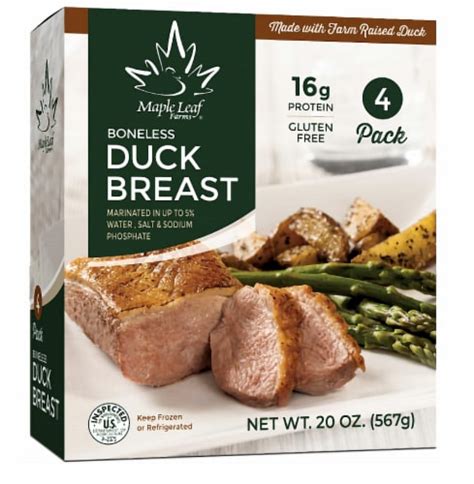 Maple Leaf Boneless Fresh Duck Breast, 4 ct / 20 oz - Kroger