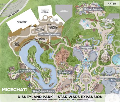 Star Wars Land Map: The Layout Of Disneyland's New Galaxy