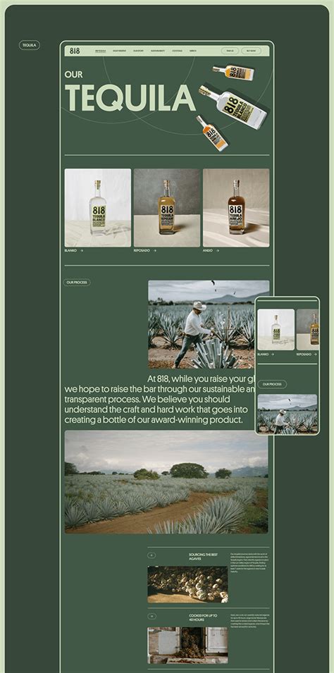 818 tequila on Behance