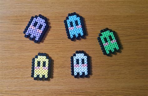 Halloween Ghost Pixel Art Magnet Keychain Badge Pin Spooky | Etsy