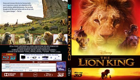 THE LION KING CUSTOM 3D (2019) BLURAY COVER & LABEL - DVDcover.Com