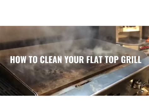 How To Clean A Flat Top Grill | Grill Masters Club