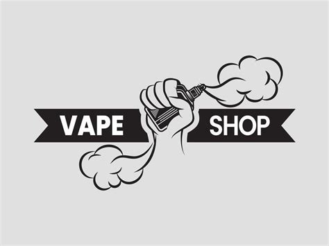 Vintage Vape Shop logo 8247078 Vector Art at Vecteezy