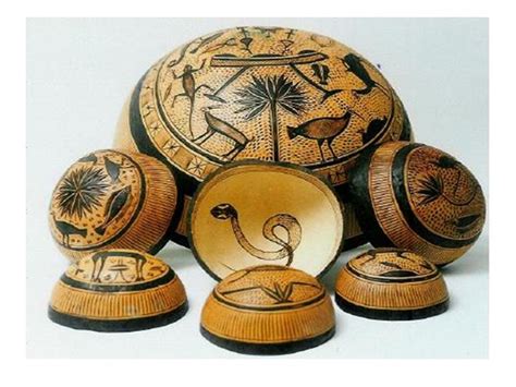 The Magnificent Paintbrush: Functional Art: African Calabash Bowls