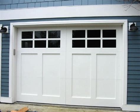 Craftsman Style Rustic Garage Doors