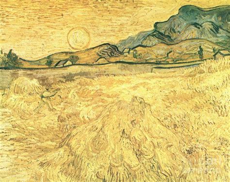 Wheatfield with Reaper and Sun Painting by Celestial Images - Fine Art ...