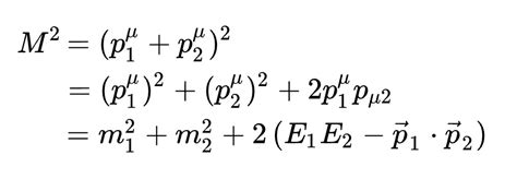 particle physics - Invariant mass in special relativity - Physics Stack Exchange