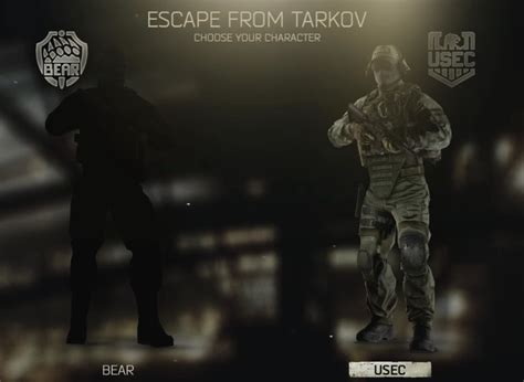 Escape From Tarkov BEAR or USEC: Which character should you pick? | GamesRadar+