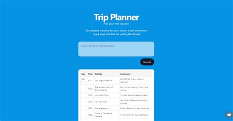 AI Trip Planner