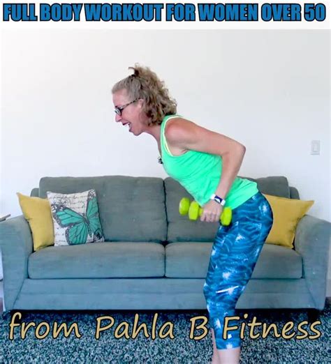 FULL BODY Low Impact Cardio + Dumbbell Strength Workout for Women over 50 - Pahla B Fitness ...