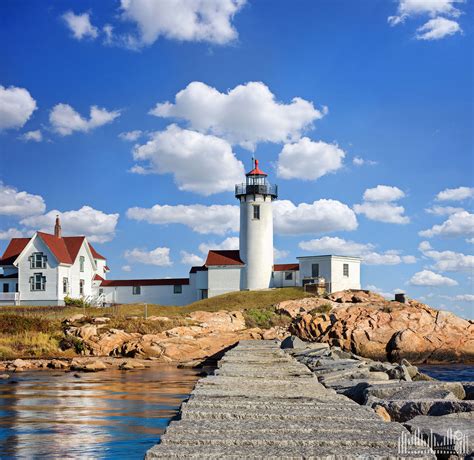 Gloucester Lighthouse - Eastern Point Lighthouse located off the coast ...