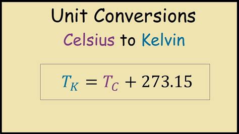 How To Convert Kelvin Into Celsius Class 9