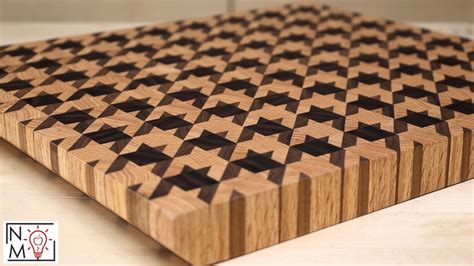 Mind Blowing Houndstooth Cutting Board Pattern! | Step by Step Guide ...