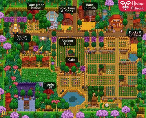 Farm maps | Stardew valley layout, Farm layout, Stardew valley farms