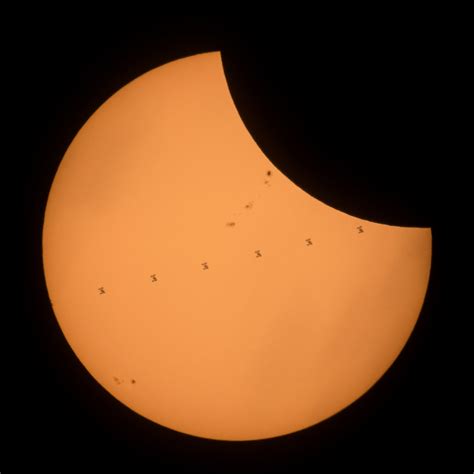 ISS Transit During 2017 Solar Eclipse | NASA